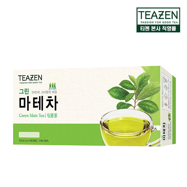 韩国直邮teazen绿马黛茶多种活性物质去油腻油脂100包健康饮品 茶 组合型花茶 原图主图