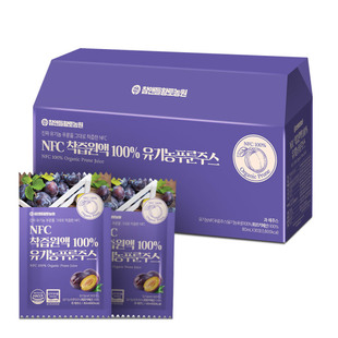 韩国直邮黄土农园西梅汁prune 80ml*30包钙维生素低卡营养果汁