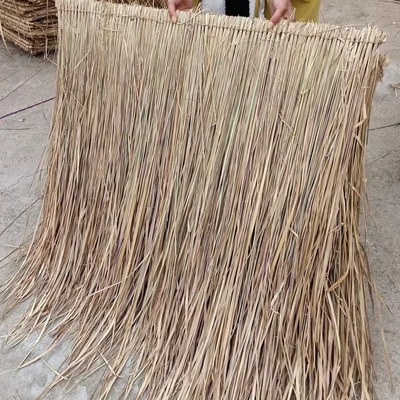 加厚天然茅草瓦真草茅草屋