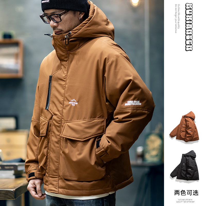 山系户外机能工装羽绒服