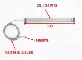 电梯配件 置通用 三菱通力电梯层门重锤钢丝绳厅门重锤强迫关门装