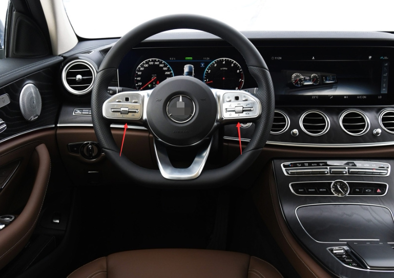 适用于16-19款奔驰e级方向盘按键glc260 e300 c200l多功能按键180