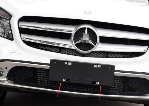 gla260前后牌照板车牌架