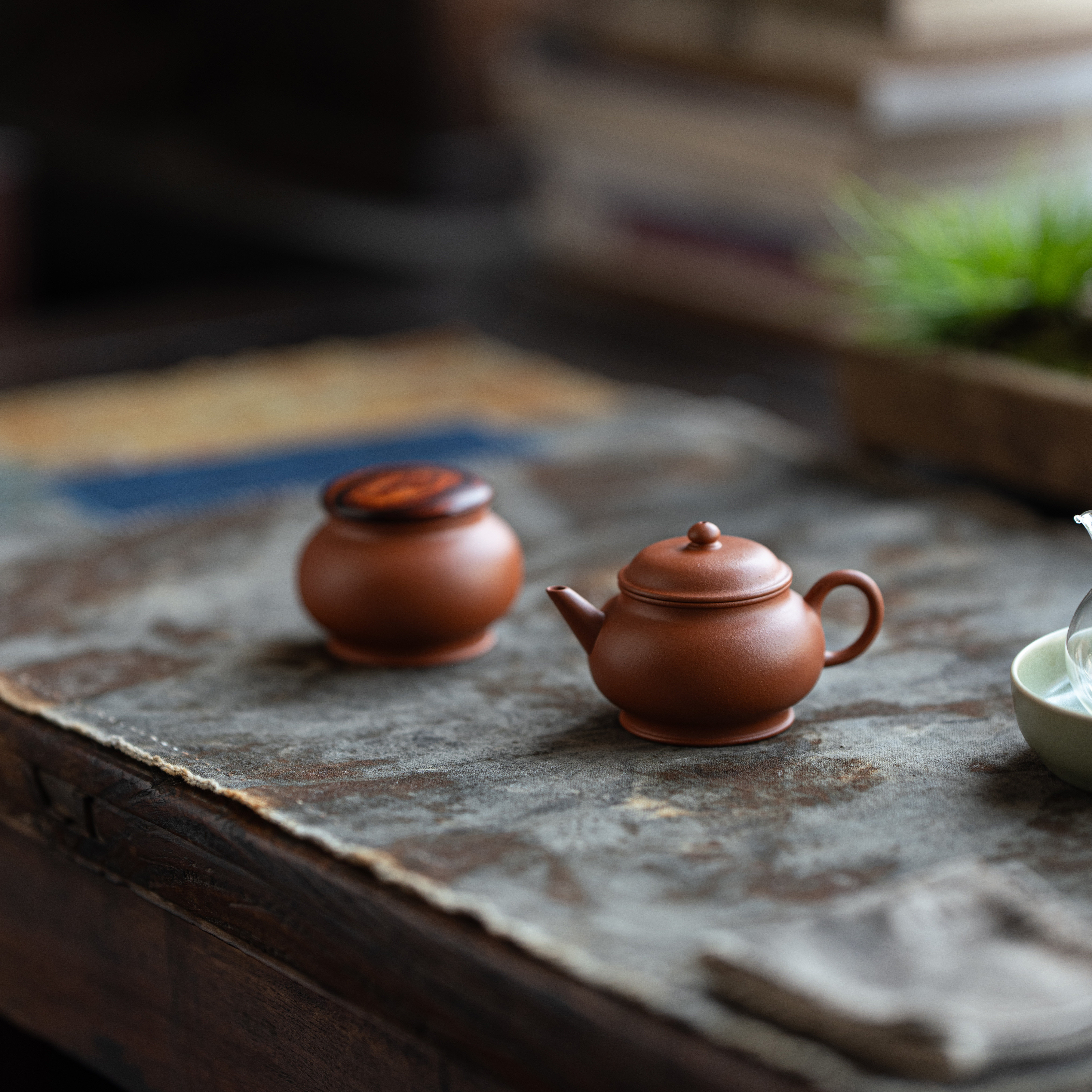 水平套组 | 实力派陶手郝明月全手工制作 高品级朱泥 90ml