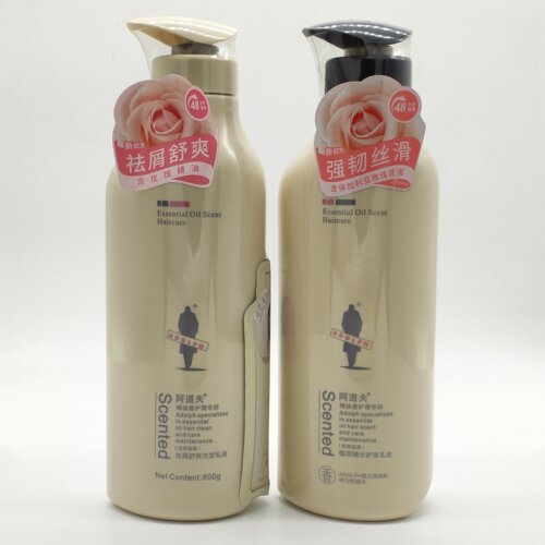阿道夫精油洗发水轻柔丝滑祛屑舒爽净澈清爽植萃护发乳液洗护套装