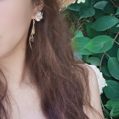 小众森女风长流苏两种戴法耳饰