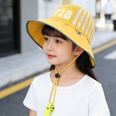 儿童夏季大檐防晒渔夫帽
