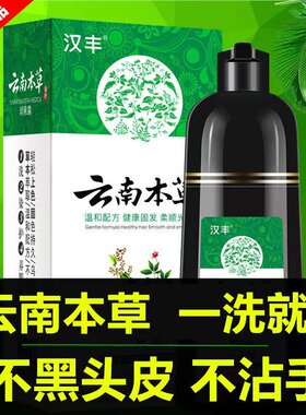 云南本草一洗黑染发剂植物染发膏