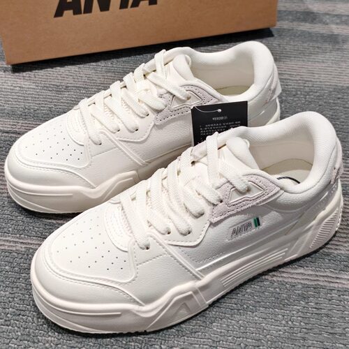 安踏C37板鞋百搭厚底舒适休闲鞋