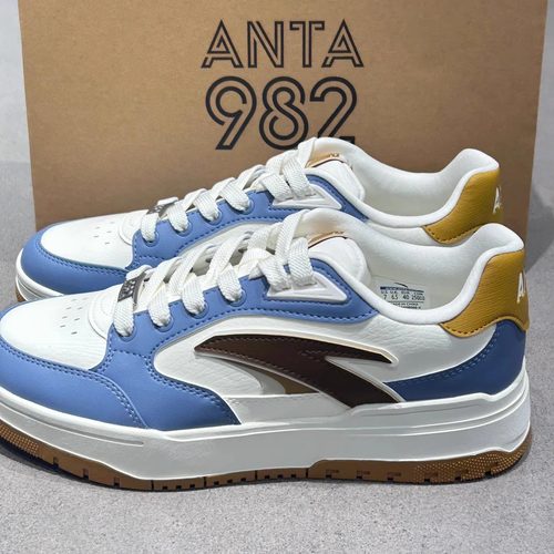 安踏王一博同款982板鞋男款2025秋冬舒适厚底运动休闲鞋112448068