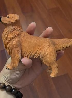 宠物金毛犬摆件定制创意装饰汽车出风口车载中控装饰手工狗狗礼物