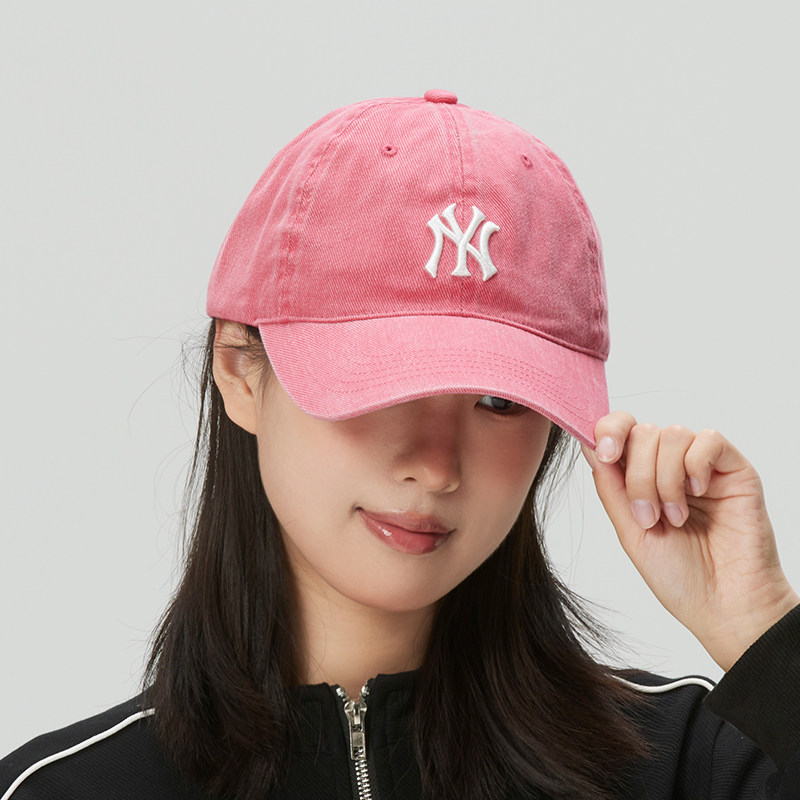 MLB专柜洋基队NY小标男女情侣软顶水洗做旧运动鸭舌棒球帽潮CPVV1