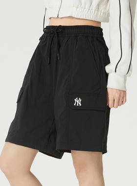 MLB专柜26春夏新款洋基队NY口袋工装户外运动短裤男女休闲裤SMB12