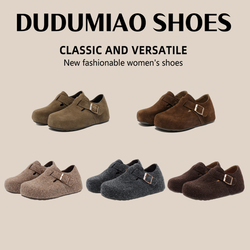 【所有女生的衣橱】嘟嘟喵保暖加绒内增高勃肯鞋女全包秋冬单鞋