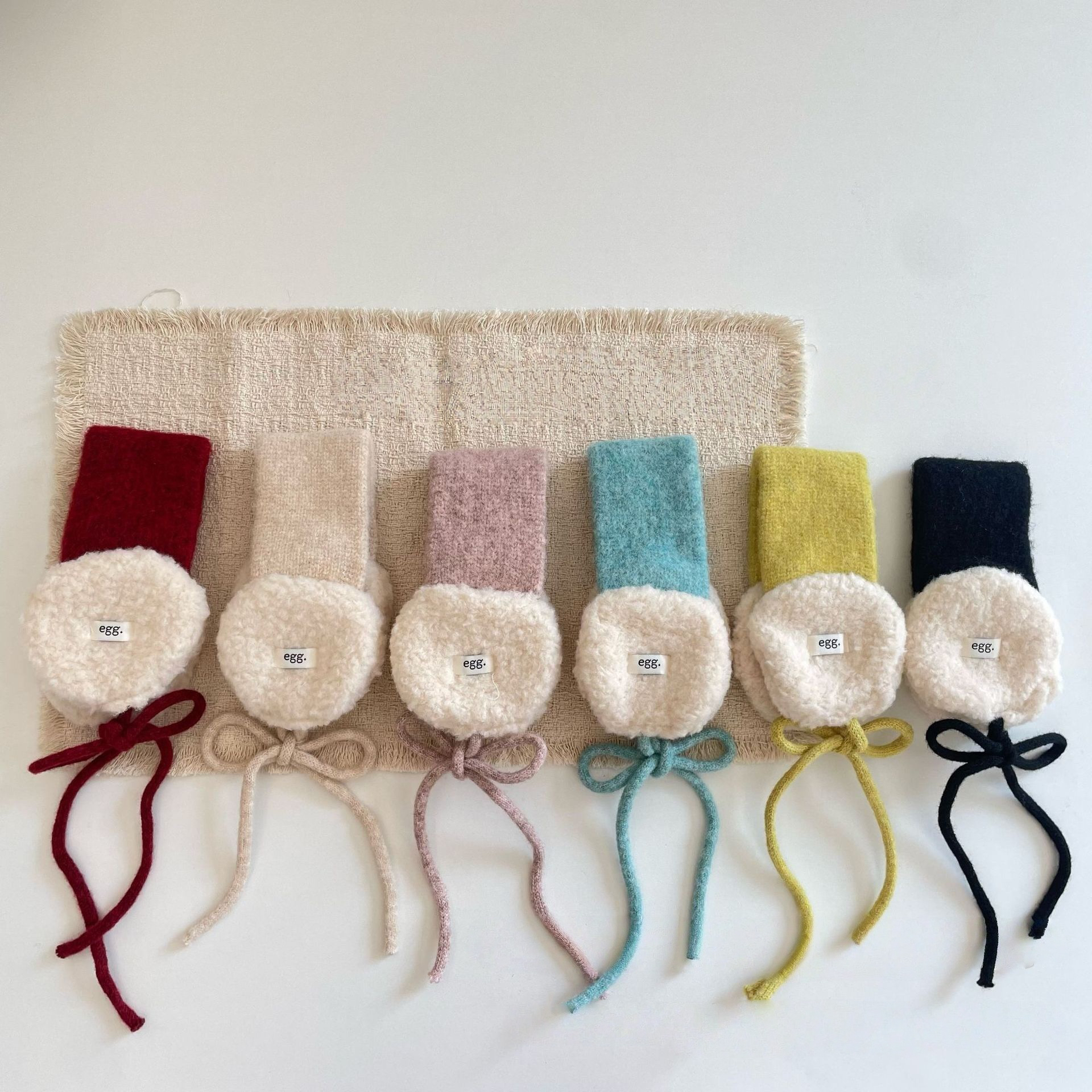 ins韩国儿童耳罩秋冬女童毛线帽男宝宝帽子针织帽保暖护耳帽耳包