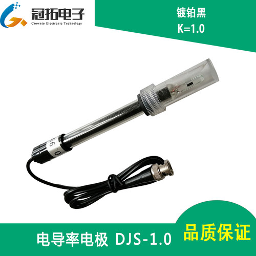 电导率电位计电极/ 电导率传感器 DJS-1.0 电导池常数1 EC镀铂黑