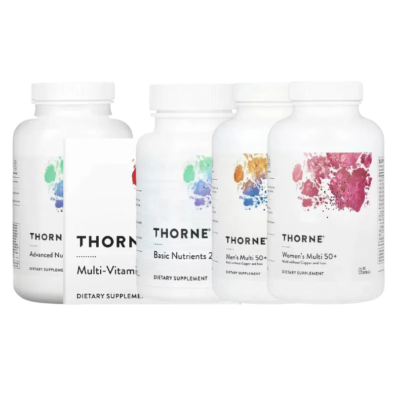 Thorne悦恩50岁以上男女复合基本多维生营养素高铁辅因子血红蛋白