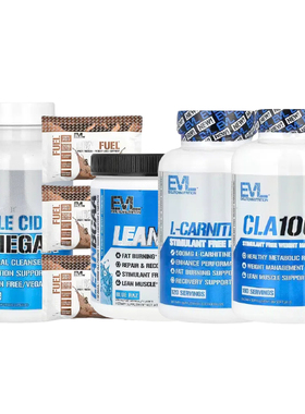 EVLution Nutrition共轭亚油酸CLA1000苹果醋LeanBCAA LeanFuel