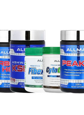 ALLMAX运动绿色食品CytoGreens虫草EGT 20+麦角硫因FiberBiotiX