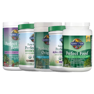 Garden of Life有Raw机Organic绿Perfect色Green粉Super food食品
