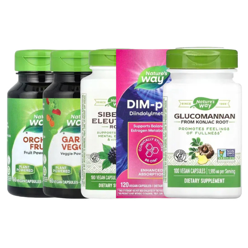 Nature's Way澳然萃维刺五加魔芋根葡甘露聚糖蔬菜水果粉DIM-Plus