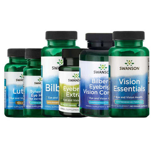 SWANSON胡萝卜叶黄素酯越橘玉米黄质小米草EYE马基蓝莓VISION眼霜