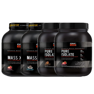 GNC乳清蛋白粉AMP增肌粉MASS XXX植物分离蛋白粉PURE ISOLATE缓释