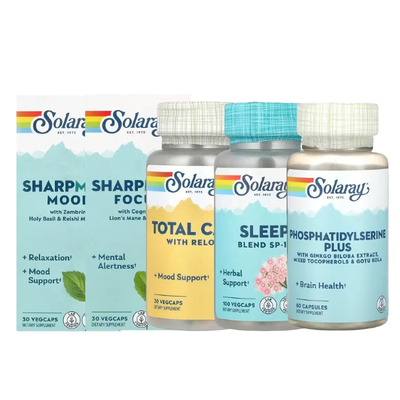 Solaray Sharpmind  Sleep SP-17 Stress Total Calm With Relora