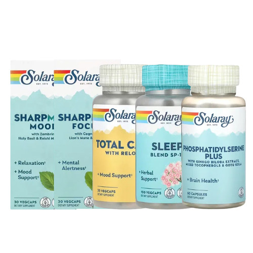 Solaray Sharpmind  Sleep SP-17 Stress Total Calm With Relora