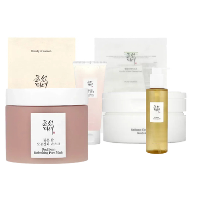 Beauty of Joseon红豆毛孔细致积雪草舒缓美容面膜低pH值大米块皂