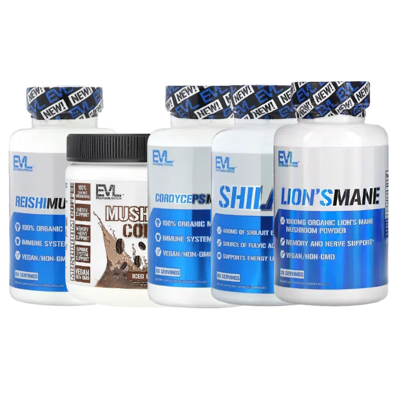 EVLution Nutrition纤维+益生菌FiberMode姜黄猴头菇云灵芝芹菜素