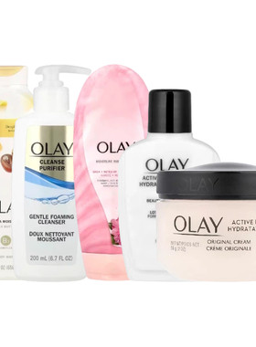 Olay玉兰油美肌肤去角质乳木果保湿沐浴露海盐泡沫修护洗洁面乳奶