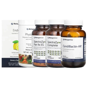 Metagenics果Glutagenics蔬PhytoGanix柠SpectraZyme檬metagest水