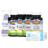 Carlson生育三烯酚Tocomin Plus Elite SupraBio天然维生素E GEMS