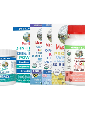 MaryRuth's偶尔GAS & BLOAT舍雷肽酶全身性酶麸质消化酶多面肠道