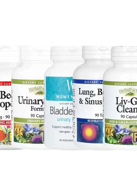 Natural Factors能量AdrenaSense BladderSense Liv-Gall Cleanse
