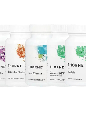 Thorne悦恩Meriva-SF促消退介质扫罗玛布尔Relora Plus锻炼前精英