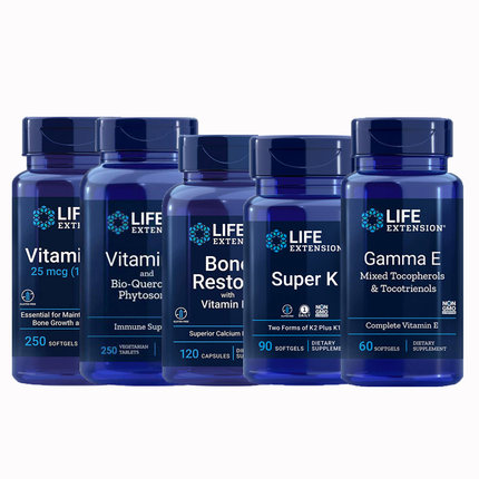 life extension复合维生素B族VB b1 b2 b3 b5 b6 b12 VE VD3 K K2