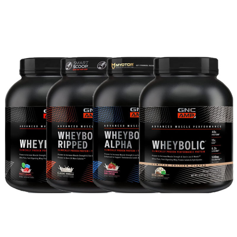 GNC乳清蛋白粉AMP增肌粉WHEYBOLIC RIPPED蛋白奶WHEYBOLIC ALPHA