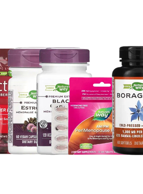 nature's way女性更menopause琉璃苣Prtective年Breast期DIM