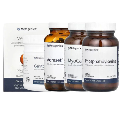 Metagenics磷脂Adreset酰PS丝Benesom氨酸PEA缓metarelax解Stress