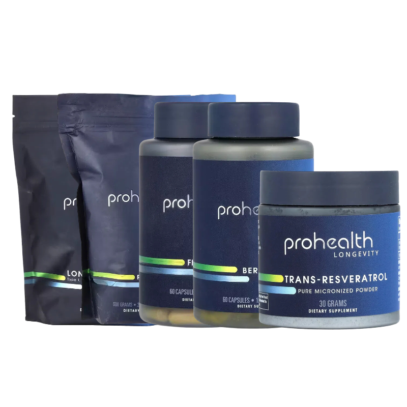 ProHealth Longevity槲皮素菠萝蛋白酶复合Enzogenol松树皮提取物