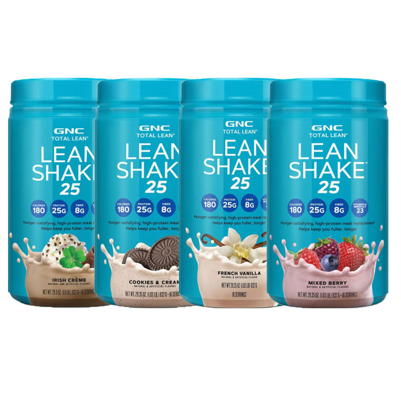 GNC健安喜塑身乳清蛋白粉LEAN SHAKE 25燃Classic巧克力Burn脂