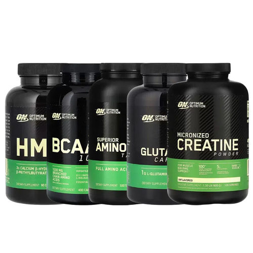 Optimum Nutrition微粒化肌酸BCAA氨基2222谷氨酰胺Creatine粉HMB