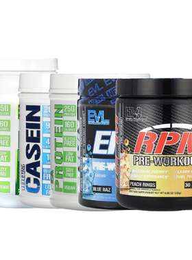 EVLution Nutrition透明全分离酪乳清蛋白质粉棒VitaWhey豌豆植物