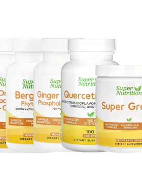 Super Nutrition Organic Mushroom Complex+Ginger Super Greens
