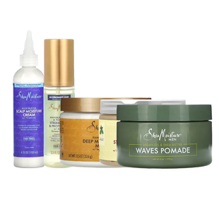 SheaMoisture牙买加黑色蓖麻油护理未加工乳木果油头皮保湿发膜霜