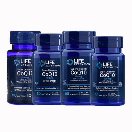 life extension还原型辅酶Q10泛醇泛醌纳豆激酶大蒜山楂柠檬烯BP