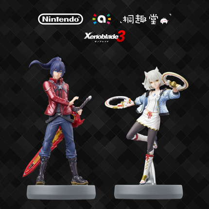 任天堂正版amiibo手办 异度之刃3异度神剑 诺亚弥央套装 现货包邮
