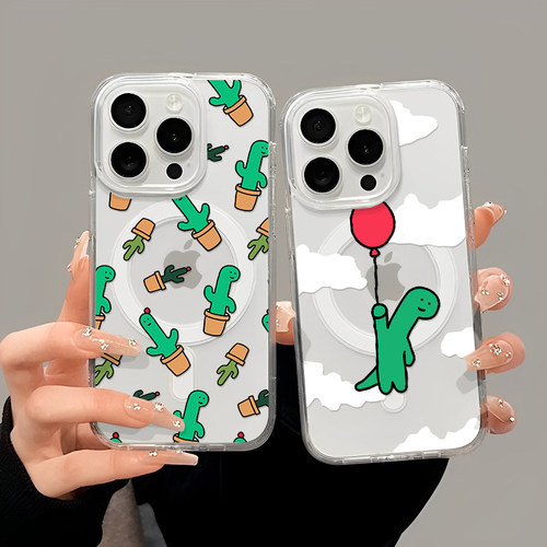 joguman可爱适用iPhone15手机壳苹果14磁吸11可爱13个性16promax卡通14Pro软边13Promax硬壳12/XR三星S26/S25